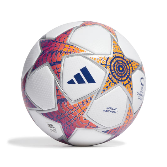 adidas Women's UCL 23/24 Pro Match Ball - White/Sliver/Pink