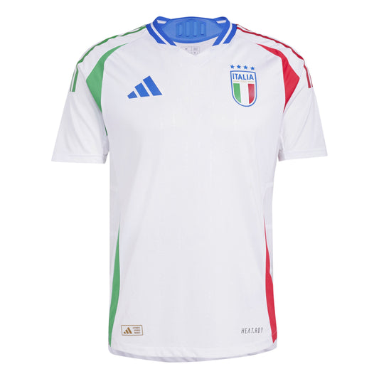 adidas Italy 24 Away Authentic Jersey - White