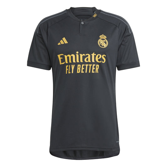 adidas Real Madrid CF 23-24 3rd Jersey - Black