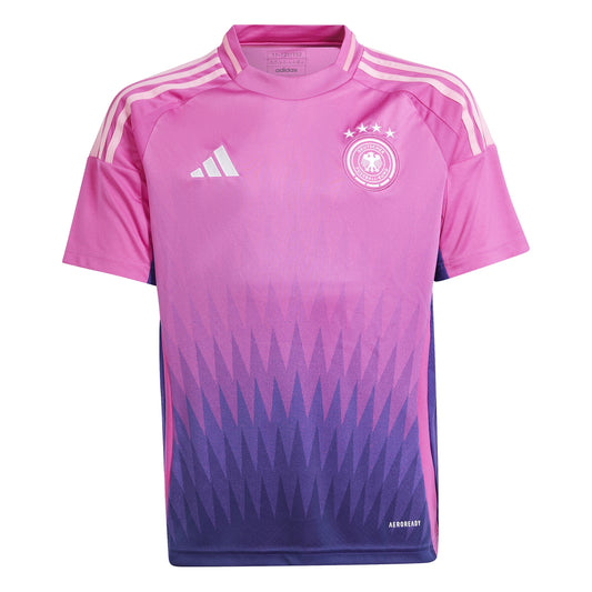 adidas Germany 24 Away Jersey Kids - Semi Lucid Fuchsia / Team Colleg Purple