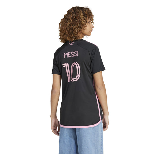 adidas Inter Miami CF 'Messi' W Away Jersey 23-24 - Black/Pink