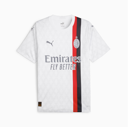 Puma AC Milan 23-24 Jr Away - White-Feather Grey