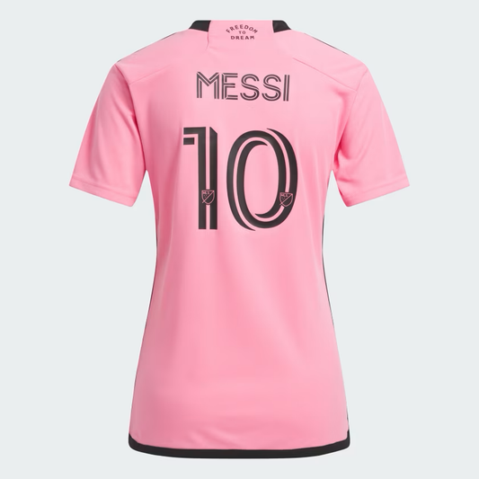 adidas Inter Miami CF 24-25 Home Authentic W Jersey Messi - Easy Pink